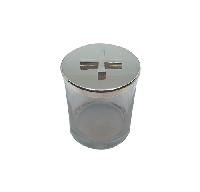 Candy box with a silver cross - Bonbonniere croix argent H.10cm